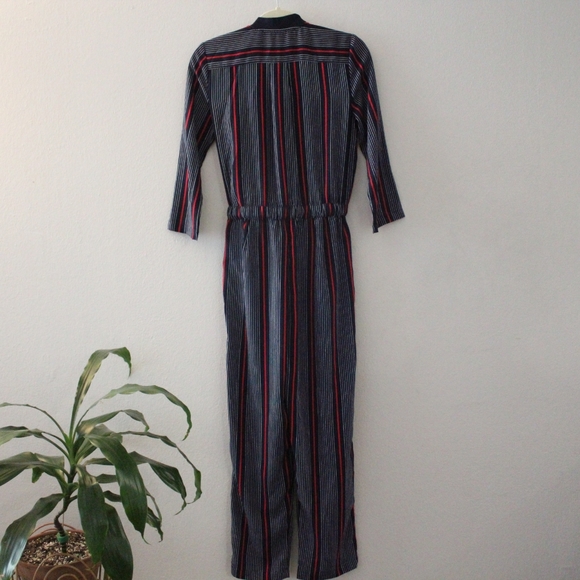 Tommy Hilfiger Navy Striped Jumpsuit - Picture 10 of 12